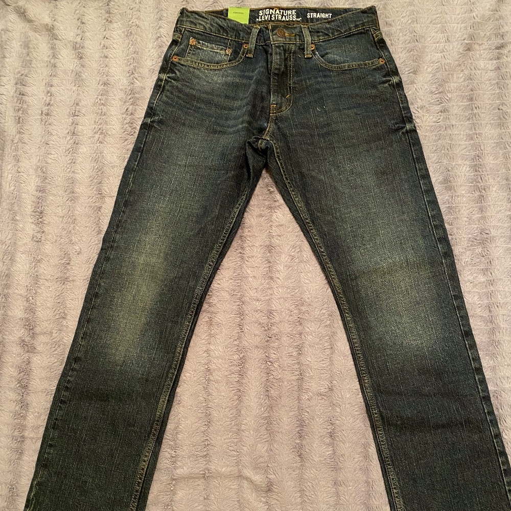 Men's Levi Straight Fit Jeans